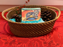 Load image into Gallery viewer, Holiday Cards "Elroy says Give the Gift of Love" 3.5x5 in. folded cards