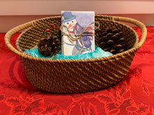 Load image into Gallery viewer, Holiday Cards "Elroy and his Snowman" 3x5 in. folded cards