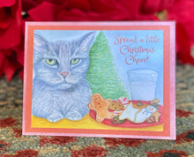 Load image into Gallery viewer, NEW! Holiday Cards- Devon says "Spread Christmas Cheer"
