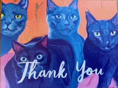 Thank You cards (cat edition)
